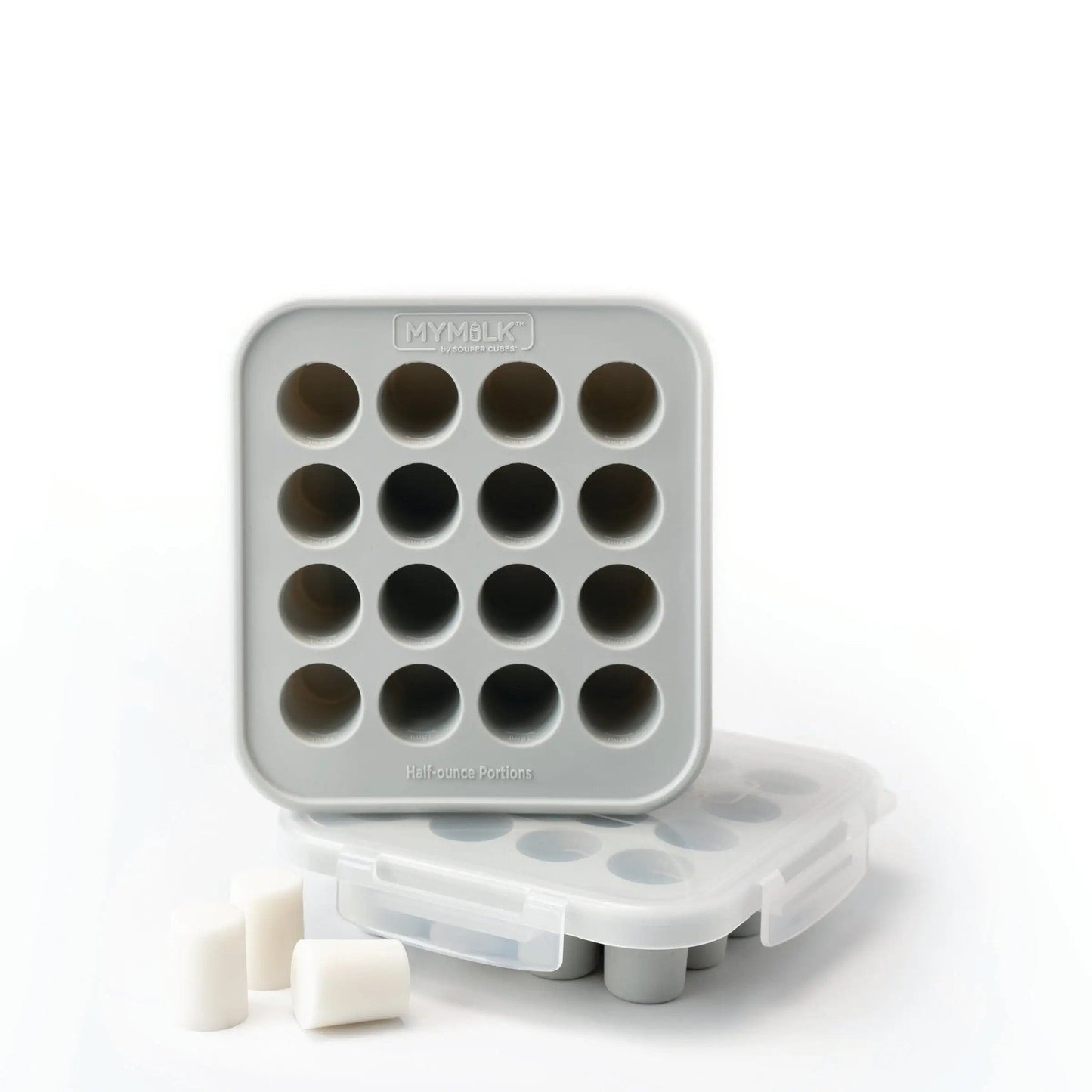 Souper Cubes MyMilk Tray - Grey (15ml/0.5oz) - Set of 2