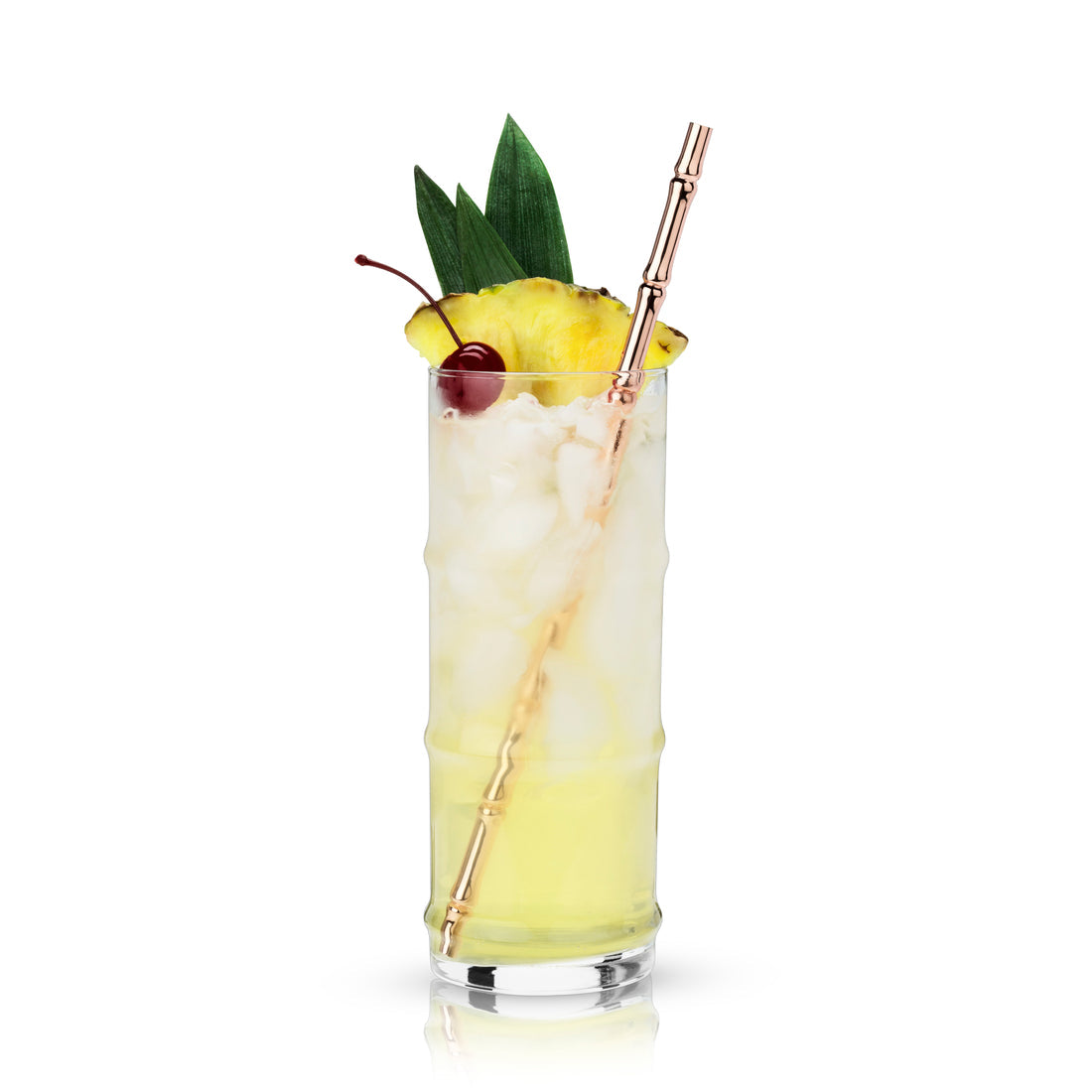 Viski Bamboo Cocktail Straws S/4 - Copper (40% off at checkout)