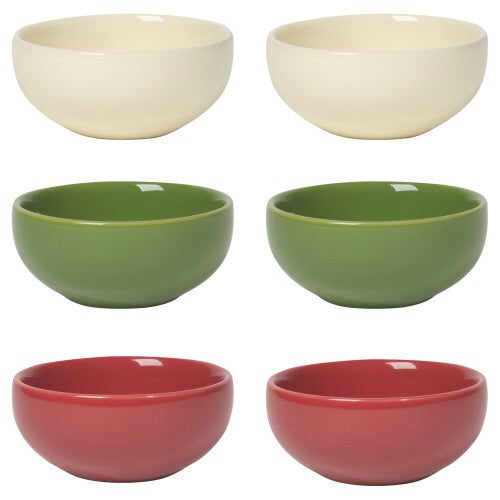 Pinch Bowls Set/6 - Holiday