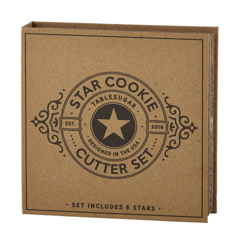 Star Cookie Cutter Set Book Box 6pc