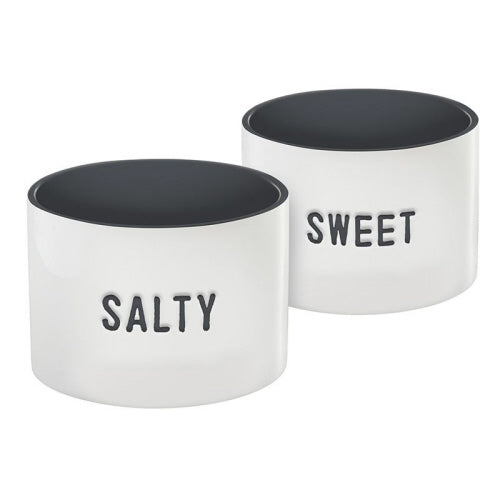 Face To Face Ceramic Bowls - Sweet & Salty - S/2