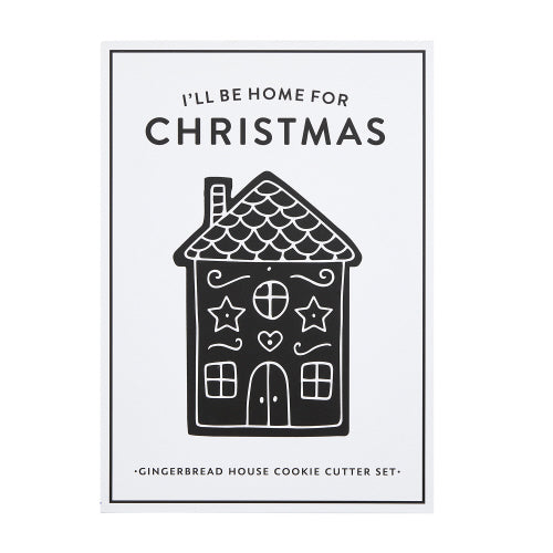 Gingerbread House Cookie Cutter Book Box - S/10
