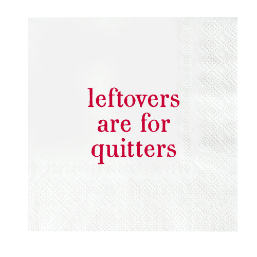 Cocktail Napkin - Leftovers