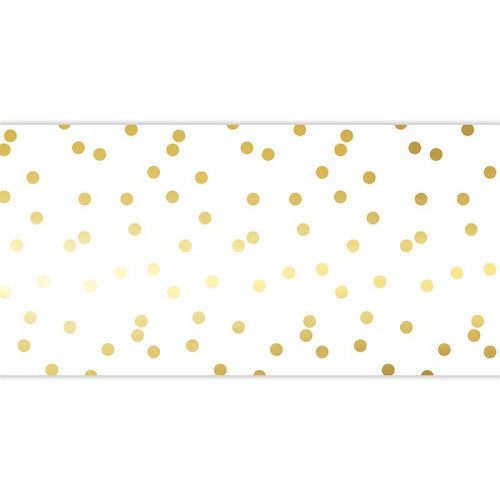 Paper Table Runner - Gold Dot 20'