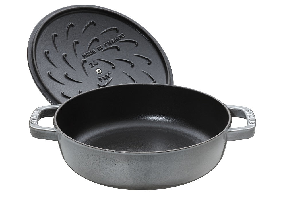 Staub Chistera 3.8L / 4-Qt Grey Braiser
