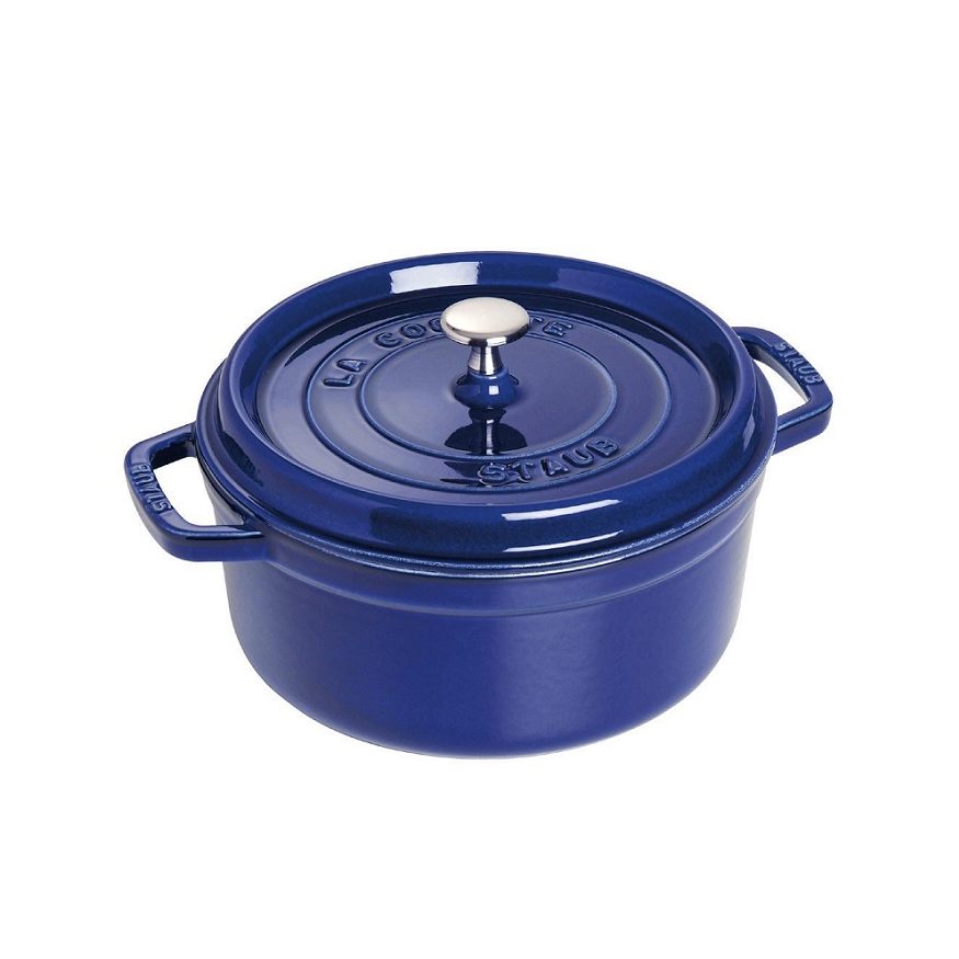 Staub Round Cocotte 5.2L / 5.5-Qt Dark Blue