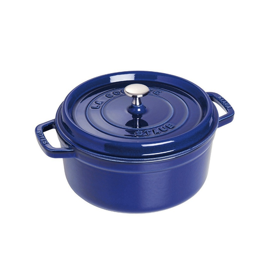 Staub Round Cocotte 5.2L / 5.5-Qt Dark Blue