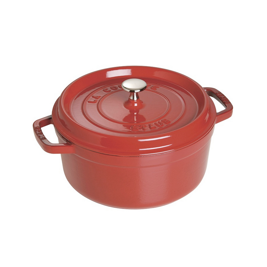 Staub Round 3.8L / 4-Qt Cherry Cocotte