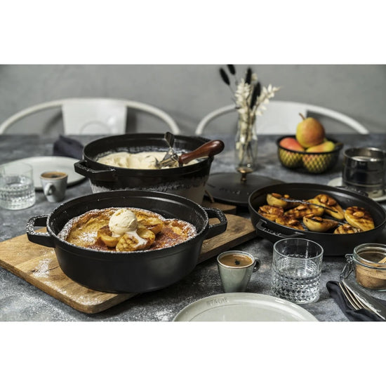 Staub 4pc Stackable Set - Black