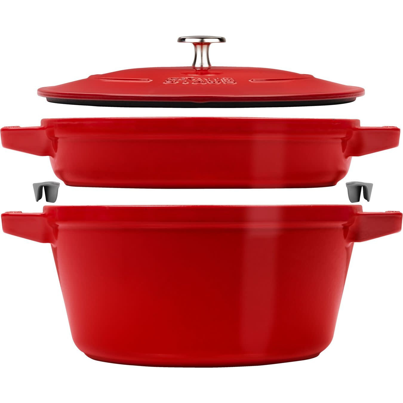 Staub 3pc Stackable Set - Cherry – Maison Cookware + Bakeware