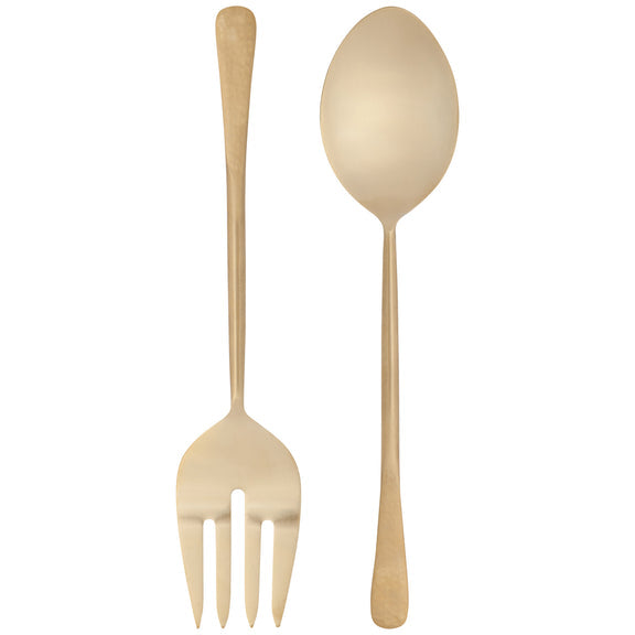 Salad Servers S/2 - Gold