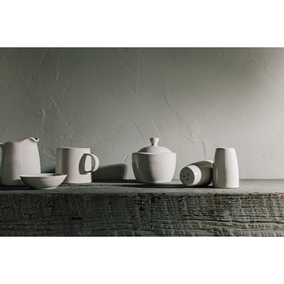 Aquarius Salt & Pepper Shakers S/2 - Oyster