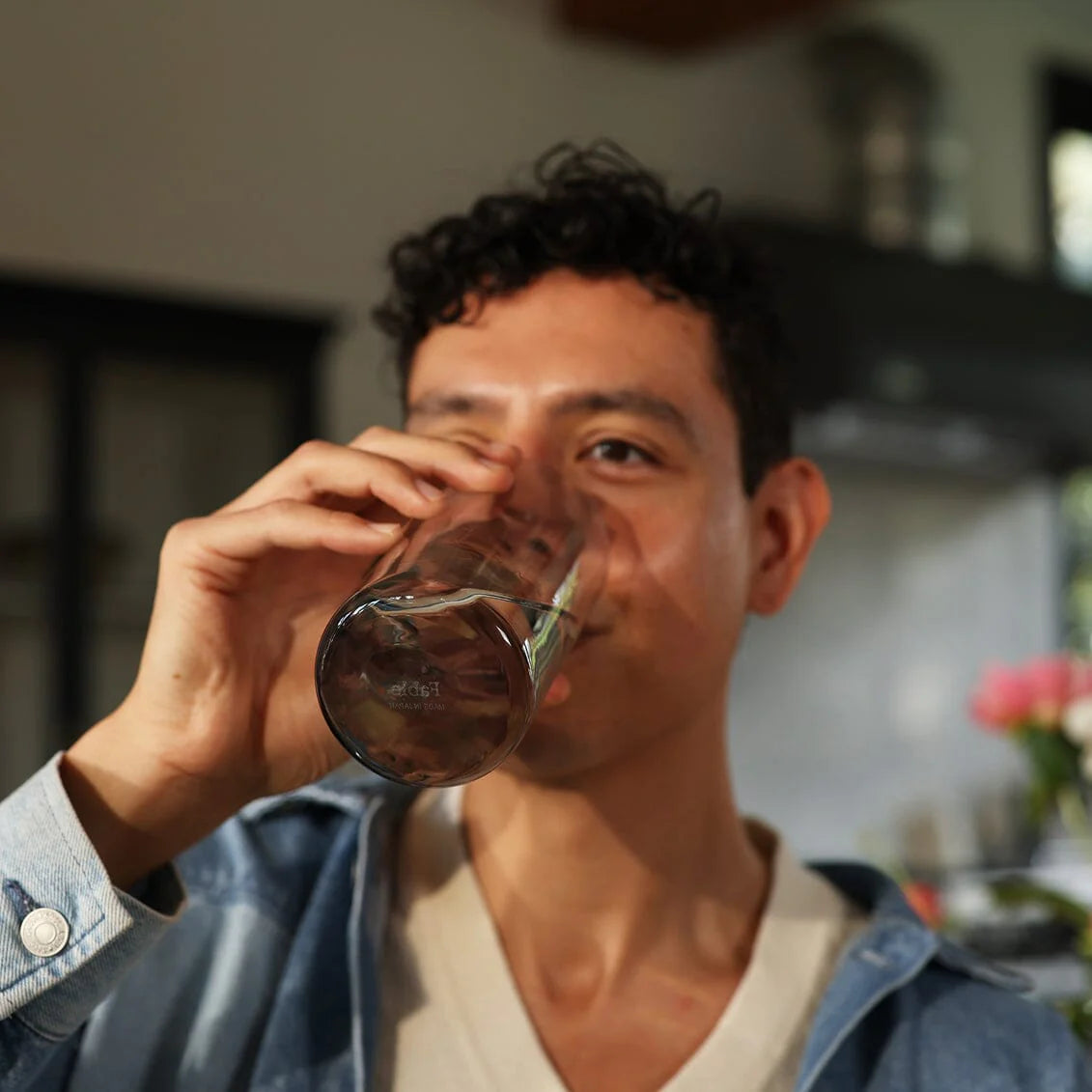 Fable The Tall Glasses 4pc - Smoke Gray