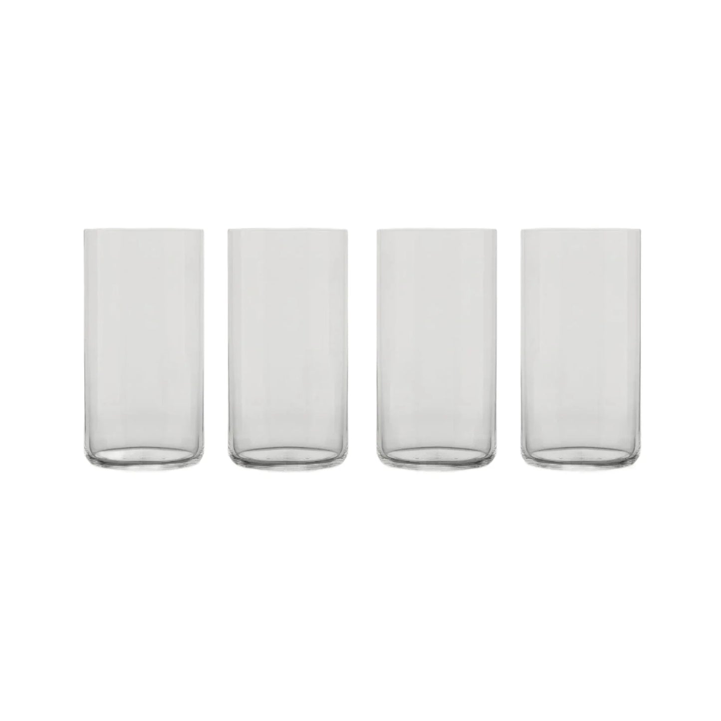 Fable The Tall Glasses 4pc - Smoke Gray