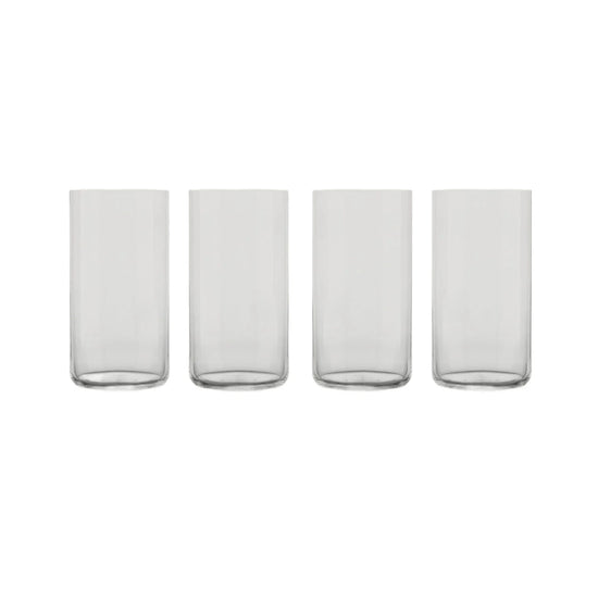 Fable The Tall Glasses 4pc - Smoke Gray