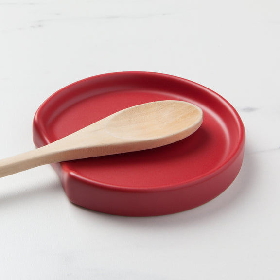 Spoon Rest - Matte Carmine