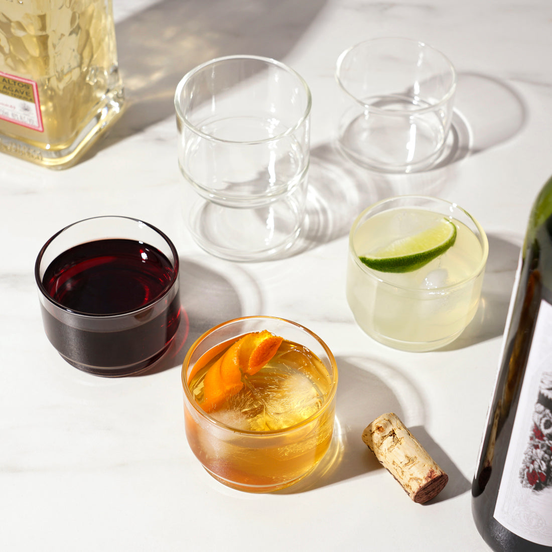 Viski Raye Bodega Glasses S/6 - 7oz/207ml