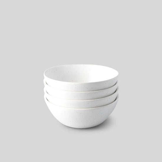 Fable The Breakfast Bowl 4pc - Speckled White