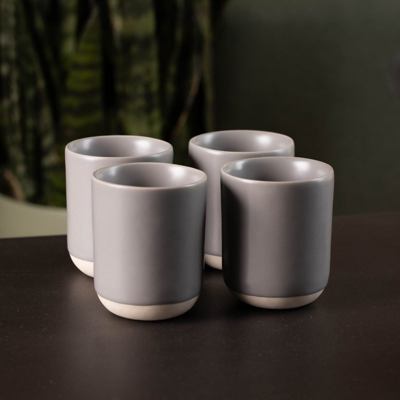 Fable The Cappuccino Cups 4pc - Dove Gray