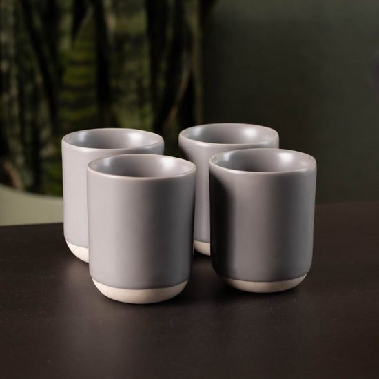 Fable The Cappuccino Cups 4pc - Dove Gray