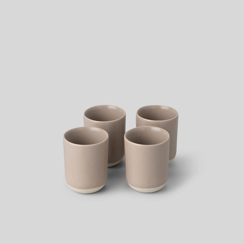 Fable The Cappuccino Cups 4pc - Desert Taupe