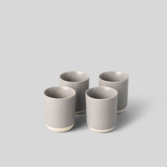 Fable The Cappuccino Cups 4pc - Dove Gray