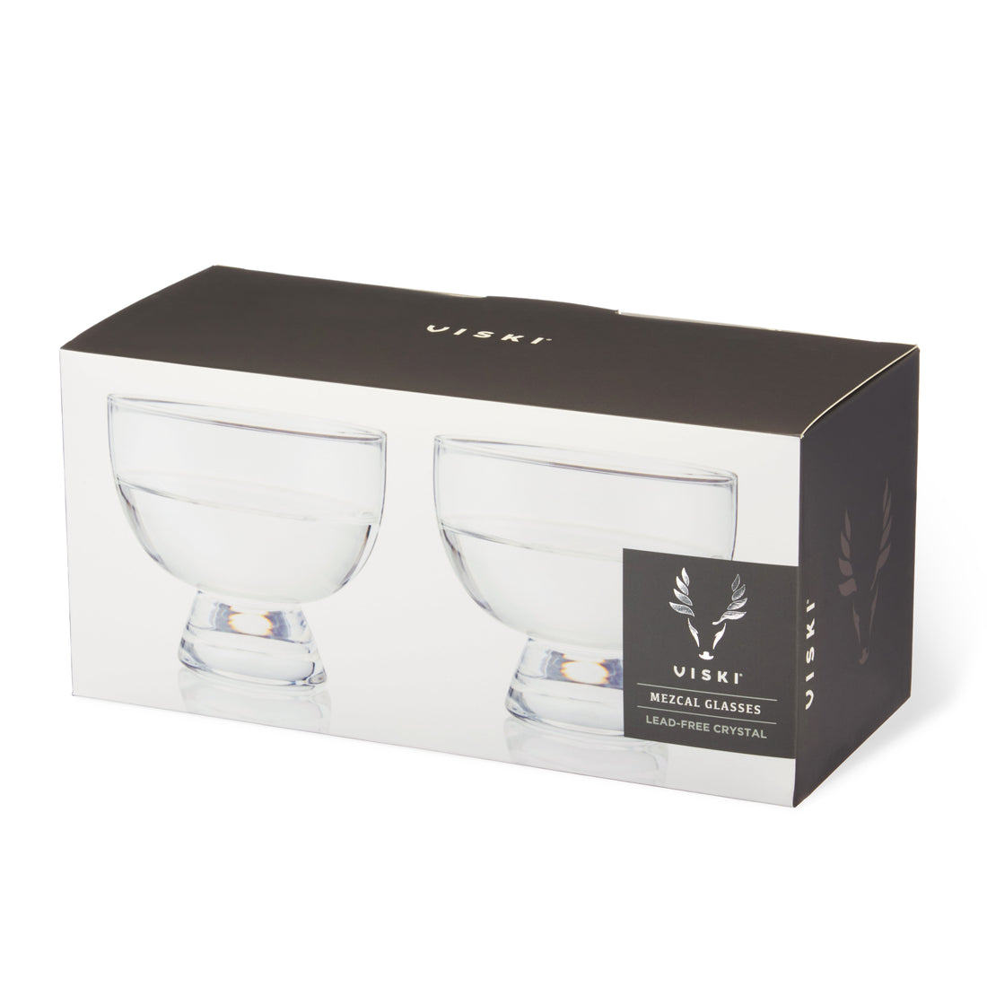 Viski Crystal Mezcal Glasses - 6oz