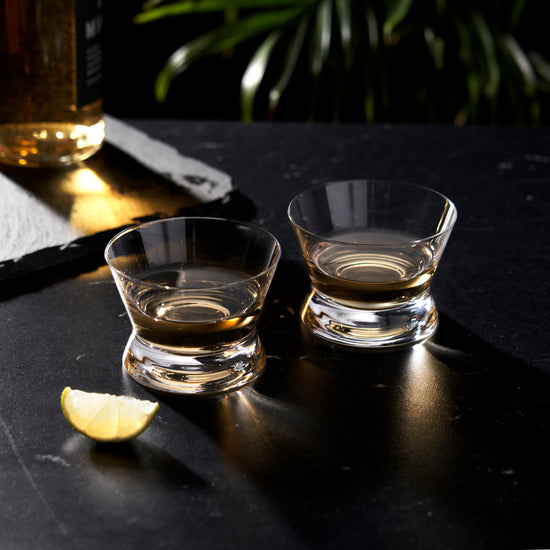 Viski Crystal Raye Tequila Tasting Glasses - 6oz / 178ml