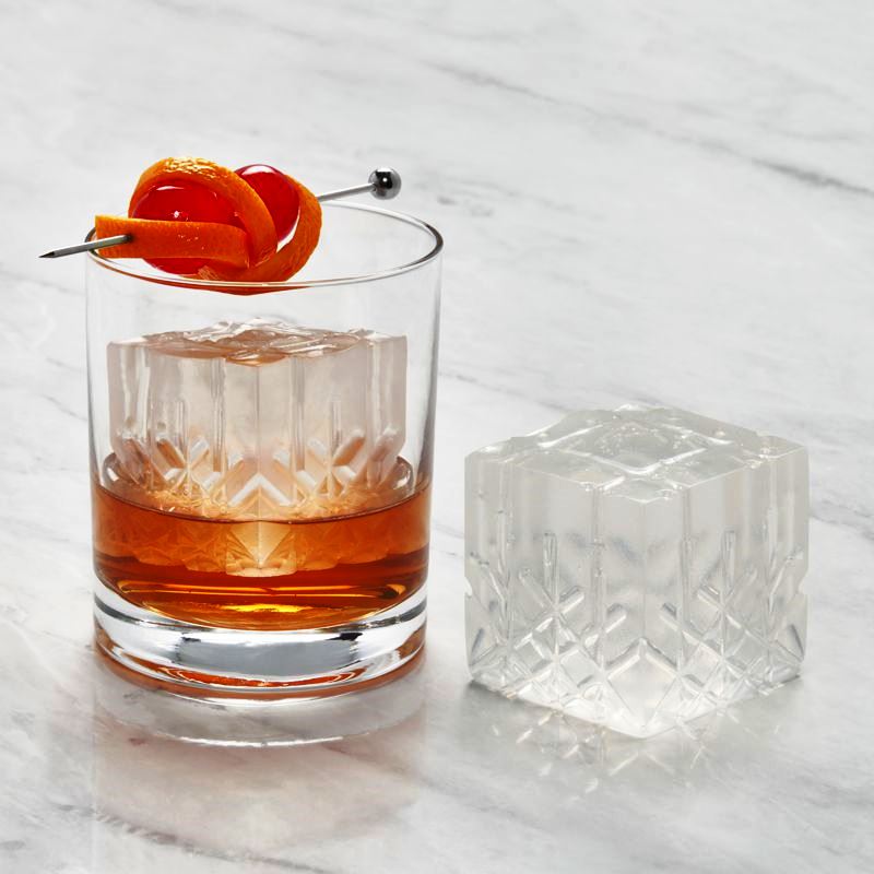 W&P Peak Etched Ice Cube Tray