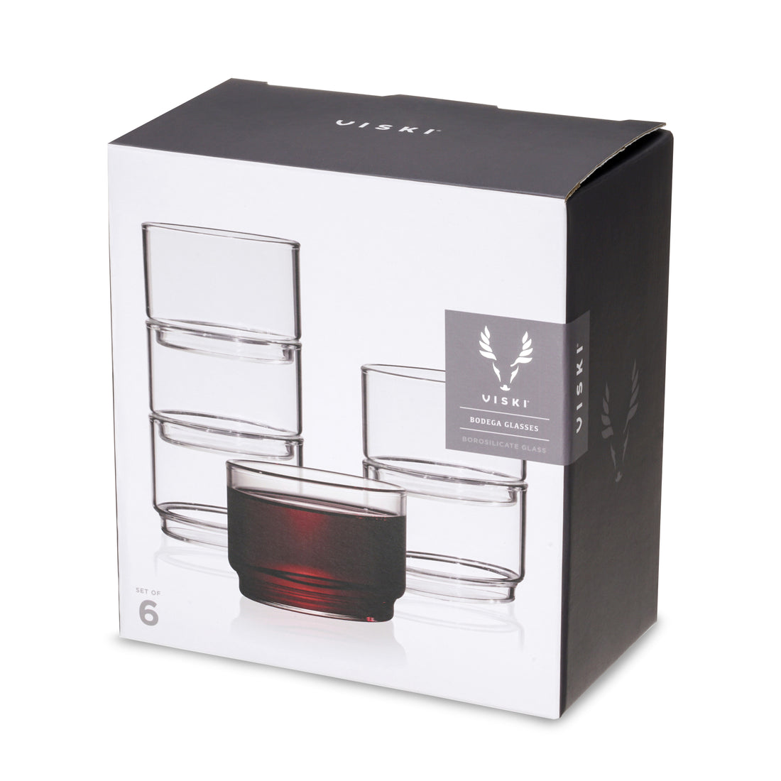 Viski Raye Bodega Glasses S/6 - 7oz/207ml