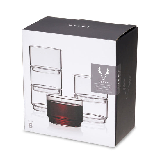 Viski Raye Bodega Glasses S/6 - 7oz/207ml