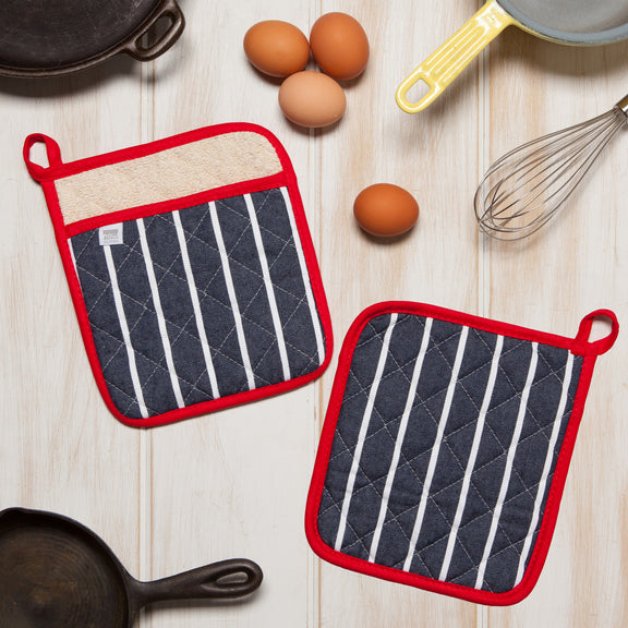 Pot Holder - Superior - Butcher Stripe