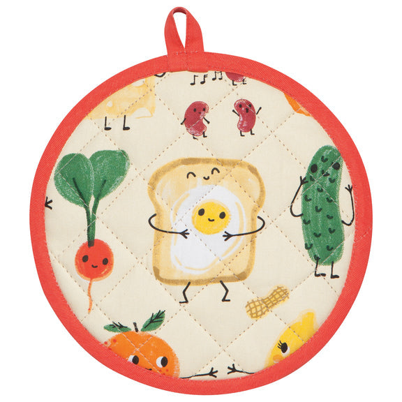 Shaped Potholder Funny Food