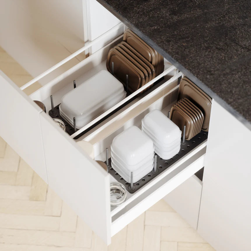 Umbra Peggy Drawer Organizers Set of 2 - Charcoal