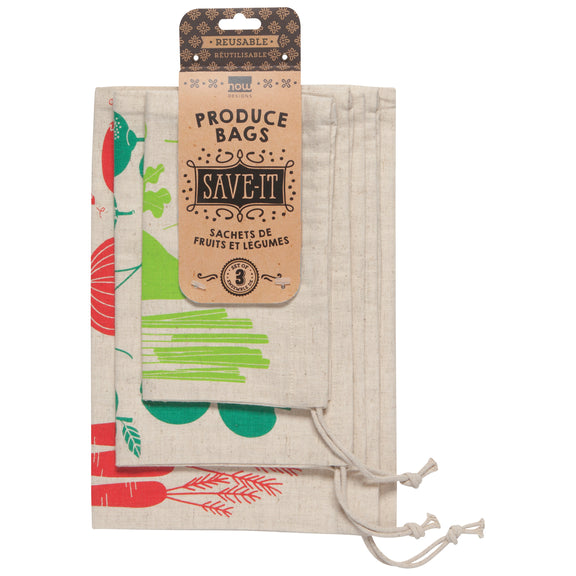 Save-it Produce Bags set/3 - Veggies