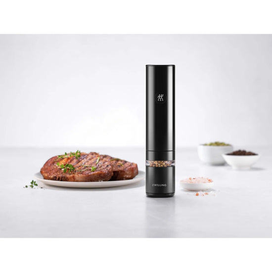 Zwilling Enfinigy Electric Salt and Pepper Mill Black Maison