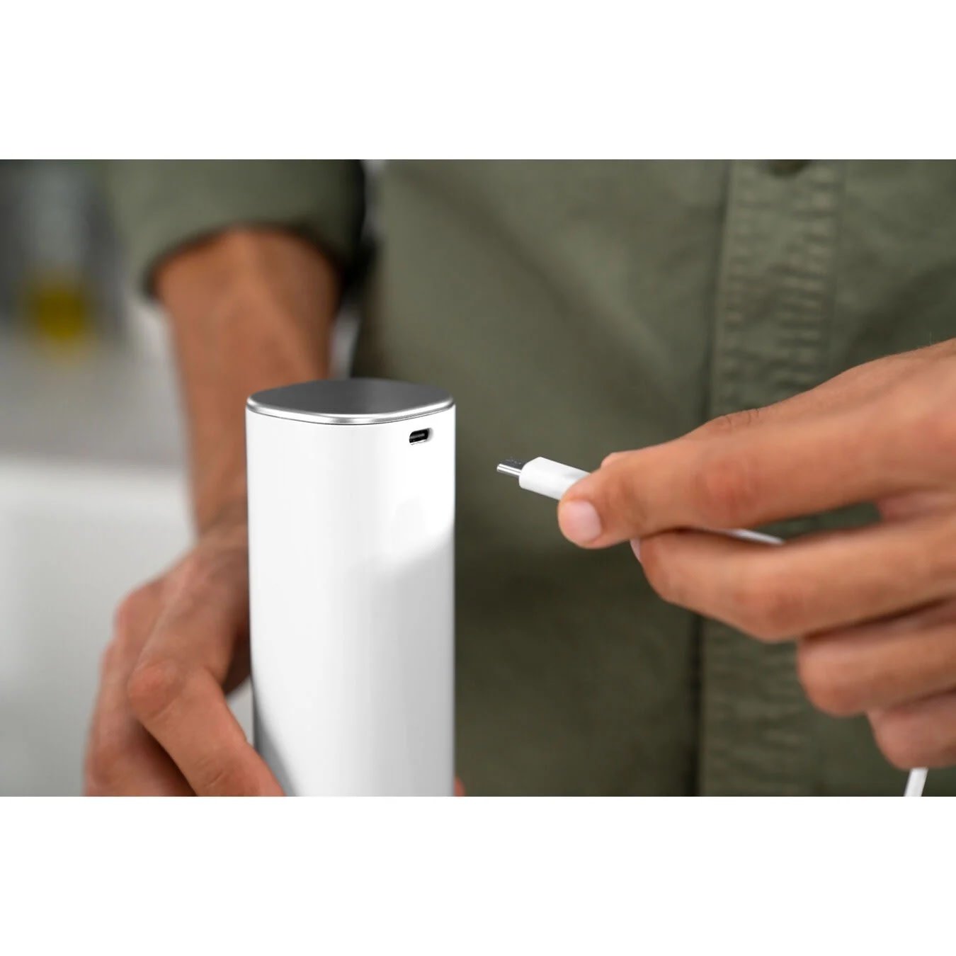 Zwilling Enfinigy Electric Salt and Pepper Mill - White