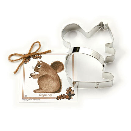 Cookie Cutter w/ Recipe - Squirrel 4.75"