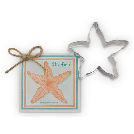 Load image into Gallery viewer, Cookie Cutter w/ Recipe - Starfish 4&amp;quot;
