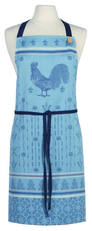 Apron - Spruce - Jacquard Rooster Francaise