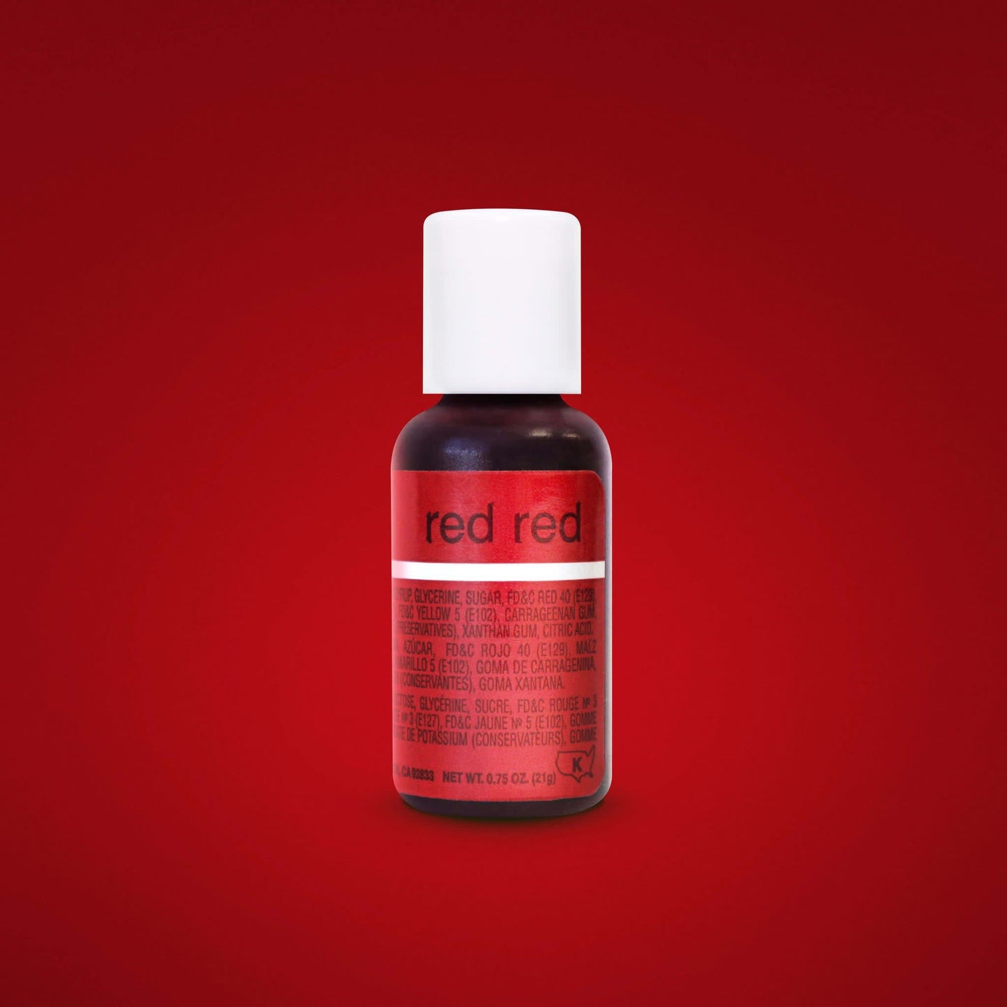 Liqua-Gel Food Colouring - 20ml - Red Red