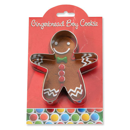 Cookie Cutter w/ Recipe - Gingerbread Boy 4.25"