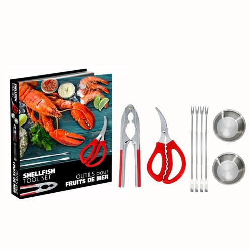 Natural Living 8pc Shellfish/Seafood Tool Set