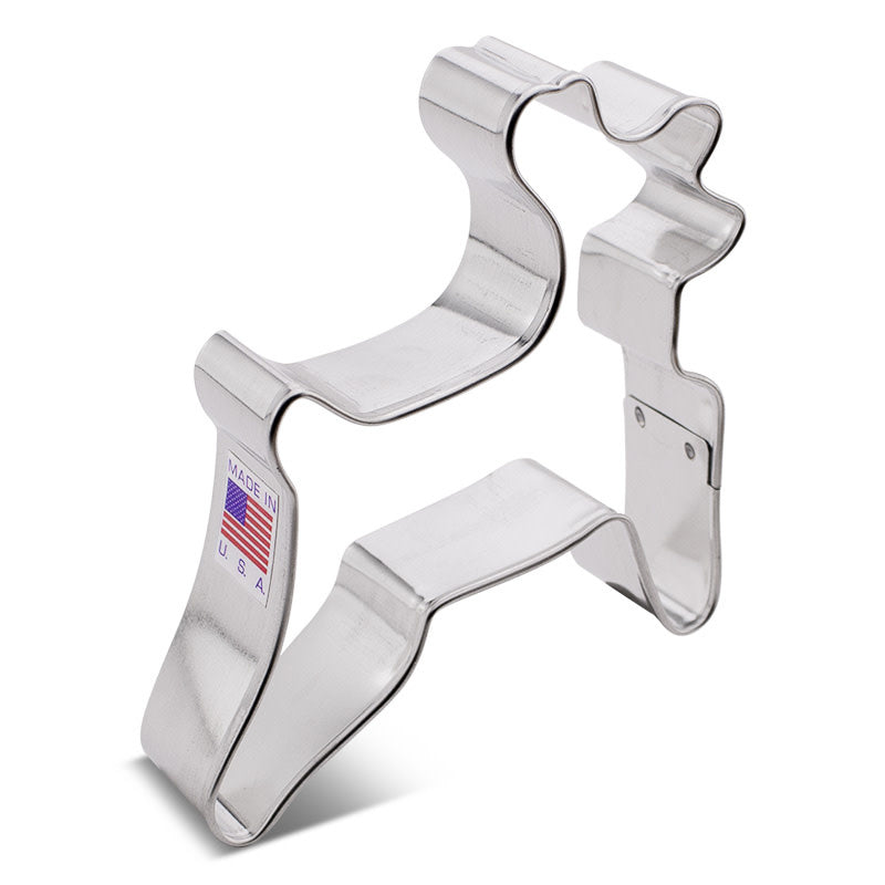 Cookie Cutter - Leaping Reindeer 3.5"