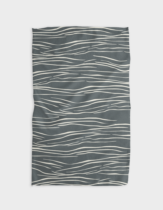 Geometry Tea Towel - Flowing Midnight *Price includes $3 Tariff
