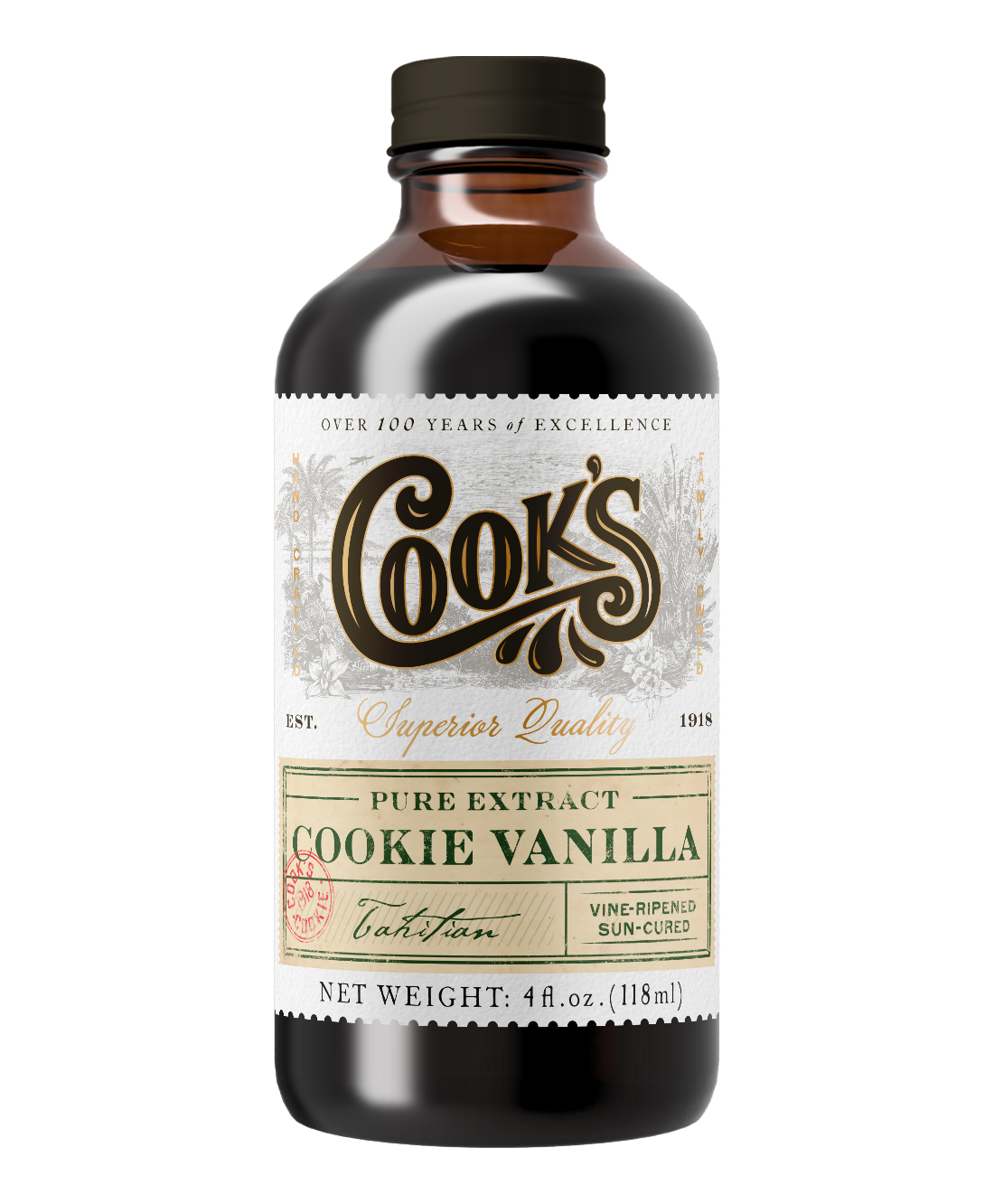 Pure Tahitian Blend Cookie Vanilla - 4oz