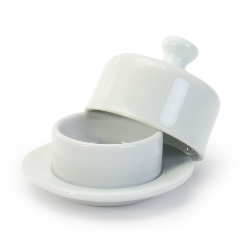 Round Butter Dish & Cover 3.5"