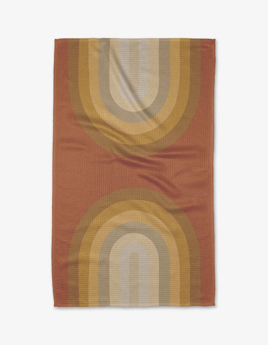 Geometry Kitchen Tea Towel - Pumpkin Spice *Price includes $3 Tariff
