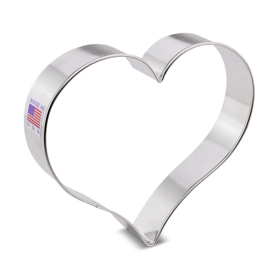 Cookie Cutter - Tapered Heart 5"