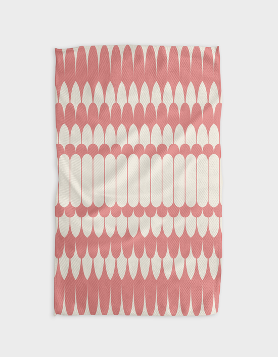 Geometry Kitchen Tea Towel - Salle Rose *Price includes $3 Tariff